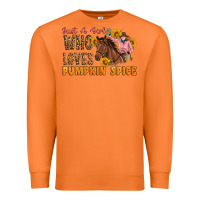 Carrot Just A Girl Who Loves Pumpkin Spice Cowgirl Premium Sweatshirt - Artiststas