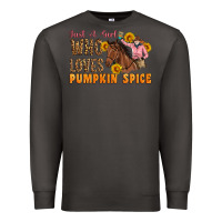 Smoke Just A Girl Who Loves Pumpkin Spice Cowgirl Premium Sweatshirt - Artiststas