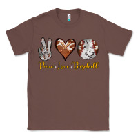 Chestnut peace love baseball Classic Tee - RanaPortraitStore
