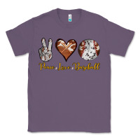 Lavender peace love baseball Classic Tee - RanaPortraitStore