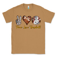 Toasted Coconut peace love baseball Classic Tee - RanaPortraitStore