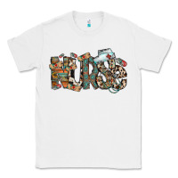 White nurse western Classic Tee - RacoonDesign
