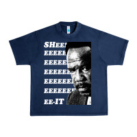 Navy clay davis quotsheeeeeeitquot 3  t travel Urban Heavy Tee - lanVoArt