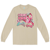 Mushroom chemo hair dont care Long Sleeve Tee - CowGirlArtShop