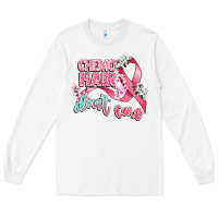 White chemo hair dont care Long Sleeve Tee - CowGirlArtShop