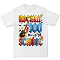 White rockin' 100 days of school Premium Tee - Artiststas
