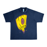 Navy Hot Trend Graffiti Spray Paint Tip Art Street Art Urban 80S 90S Hiphop Urban Heavy Tee - lanVoArt