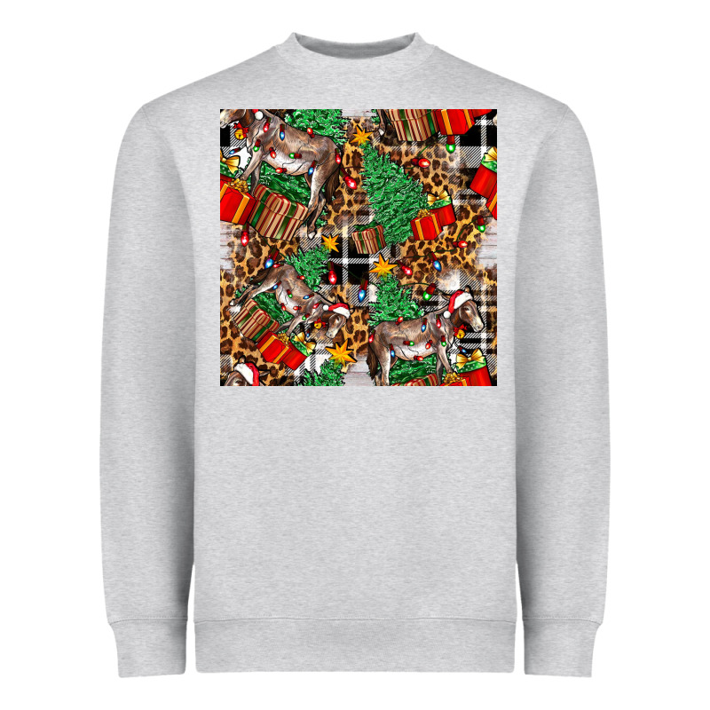 Christmas Donkey Heavyweight Sweatshirt by FaDigitalArtStudio | Teevron