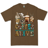Cacao coffee makes me feel alive skeleton coffee cups Premium Tee - Jasminsmagicworld