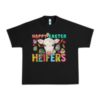 Black Happy Easter Heifers Easter Day Urban Heavy Tee - HowdyJamesFarm
