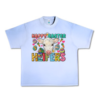 Grape Ice Happy Easter Heifers Easter Day Urban Heavy Tee - HowdyJamesFarm