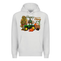 Dove Grey Happy Fall Y'all Premium Hoodie - BundleAndBundleShop