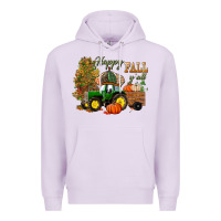 Lilac Happy Fall Y'all Premium Hoodie - BundleAndBundleShop