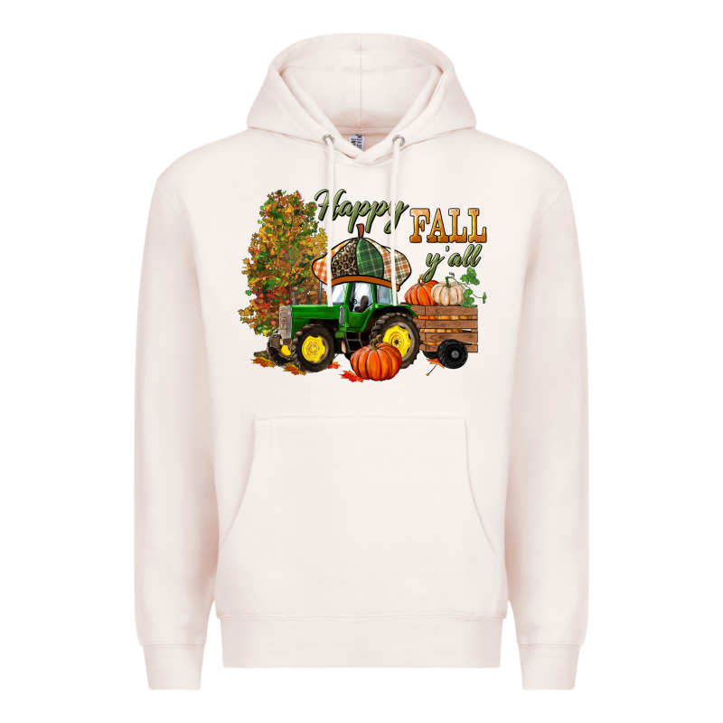 Happy Fall Y'all Premium Hoodie by BundleAndBundleShop | Teevron