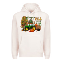 Pale Pink Happy Fall Y'all Premium Hoodie - BundleAndBundleShop
