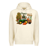 Sandshell Happy Fall Y'all Premium Hoodie - BundleAndBundleShop