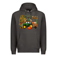 Smoke Happy Fall Y'all Premium Hoodie - BundleAndBundleShop