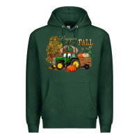 Sports Green Happy Fall Y'all Premium Hoodie - BundleAndBundleShop