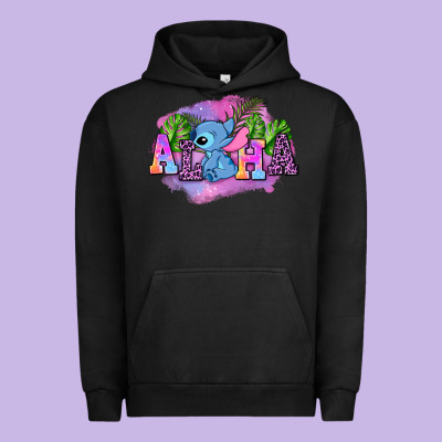 Aloha Stitch Urban Hoodie Designed By Adodesignshop