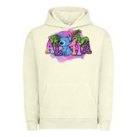 Pigment Pistachio aloha stitch Urban Hoodie - AdoDesignShop