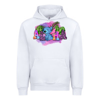 White aloha stitch Urban Hoodie - AdoDesignShop