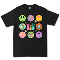 Black easter day smiley faces Premium Tee - Artiststas