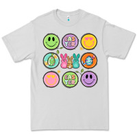 Dove Grey easter day smiley faces Premium Tee - Artiststas