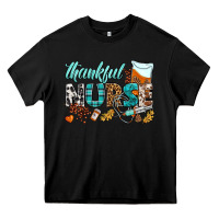 Black thankful nurse Heavy Core Tee - BundleAndBundleShop