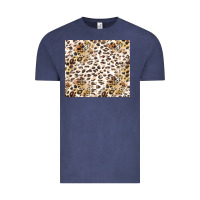 Vintage Denim leopard Vintage Tee - TumblerDesignByShophia