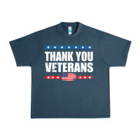 Midnight Navy Shirts For Veterans, Thank You Veterans Shirt Veterans Day Urban Heavy Tee - lanVoArt