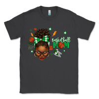Smoke Afro Messy Bun Full Face Basketball Mom Classic Tee - texasbilliewilder