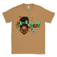 Toasted Coconut Afro Messy Bun Full Face Basketball Mom Classic Tee - texasbilliewilder