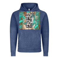 Vintage Denim nana life glitter leopard Vintage Hoodie - TumblerDesignByShophia