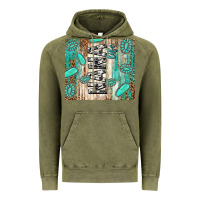 Vintage Olive nana life glitter leopard Vintage Hoodie - TumblerDesignByShophia