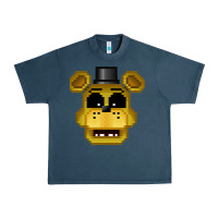 Midnight Navy Day Gift Five Nights At Freddy'S Graphic For Fan Urban Heavy Tee - lanVoArt