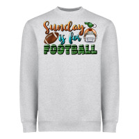 Heather Grey sunday is for football Heavyweight Sweatshirt - BundleAndBundleShop