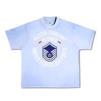 Grape Ice Limited Edition Master Sergeant Retired Air Force Military Retiremen Urban Heavy Tee - lanVoArt