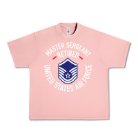 Salmon Limited Edition Master Sergeant Retired Air Force Military Retiremen Urban Heavy Tee - lanVoArt