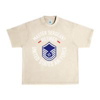 Sandshell Limited Edition Master Sergeant Retired Air Force Military Retiremen Urban Heavy Tee - lanVoArt
