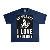 Navy of quartz i love geology Urban Heavy Tee - lanVoArt