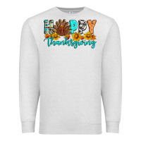Oatmeal Heather Happy Thanksgiving Premium Sweatshirt - Artiststas