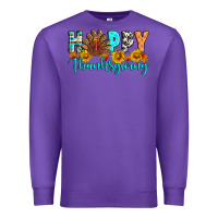 Purple Happy Thanksgiving Premium Sweatshirt - Artiststas