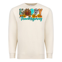 Sandshell Happy Thanksgiving Premium Sweatshirt - Artiststas