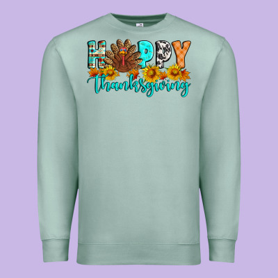 Happy Thanksgiving Premium Sweatshirt Designed By Artiststas