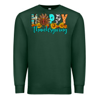 Sports Green Happy Thanksgiving Premium Sweatshirt - Artiststas