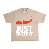 French Oak just sweep it! funny curling sports gift hoodie Urban Heavy Tee - lanVoArt