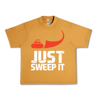 Peanut Butter just sweep it! funny curling sports gift hoodie Urban Heavy Tee - lanVoArt