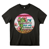 Asphalt my students are on point round earring Heavy Core Tee - BundleAndBundleShop