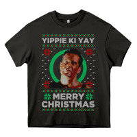 Asphalt Hot Trend Die Hard Christmas Yippie Ki Yay Heavy Core Tee - lanVoArt