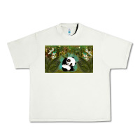 Pistachio cute panda Urban Heavy Tee - TumblerDesignByShophia